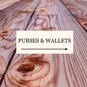 The Purses & Wallets Section!🖤